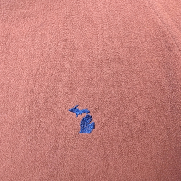 Michigan Outline Women’s Quarter-Zip Fleece Pullover 🍂 Size L - Picture 6 of 7